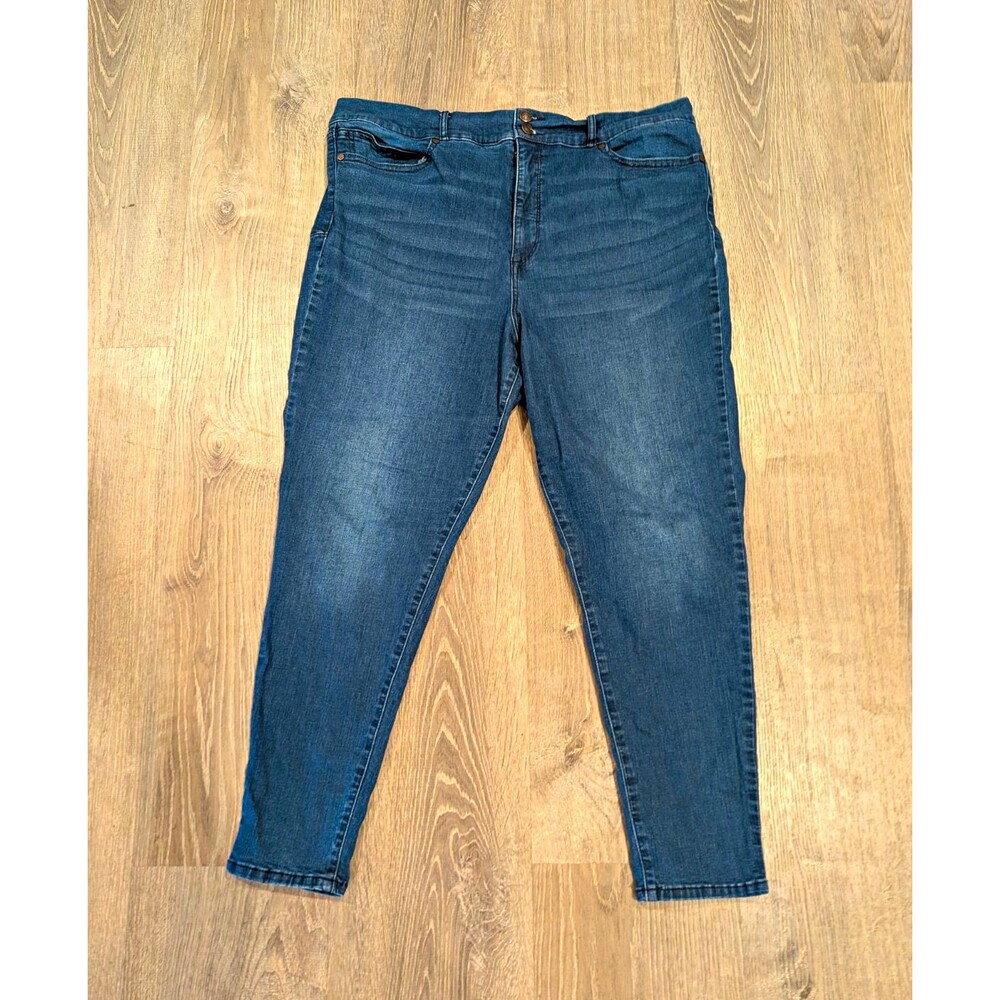 SOFIA Jeans by Sofia Vergara Lift & Sculpt High-Rise Skinny Blue Denim 20